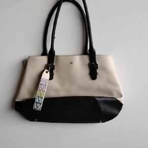 Kate Spade Black and Cream Tote Bag